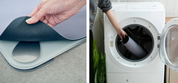 特徴➂お手入れもカンタン洗濯機で丸洗いの画像