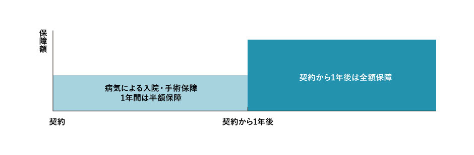 引受基準緩和型医療保険の加入条件の一例