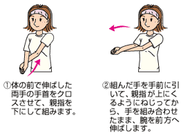 手首のストレッチll